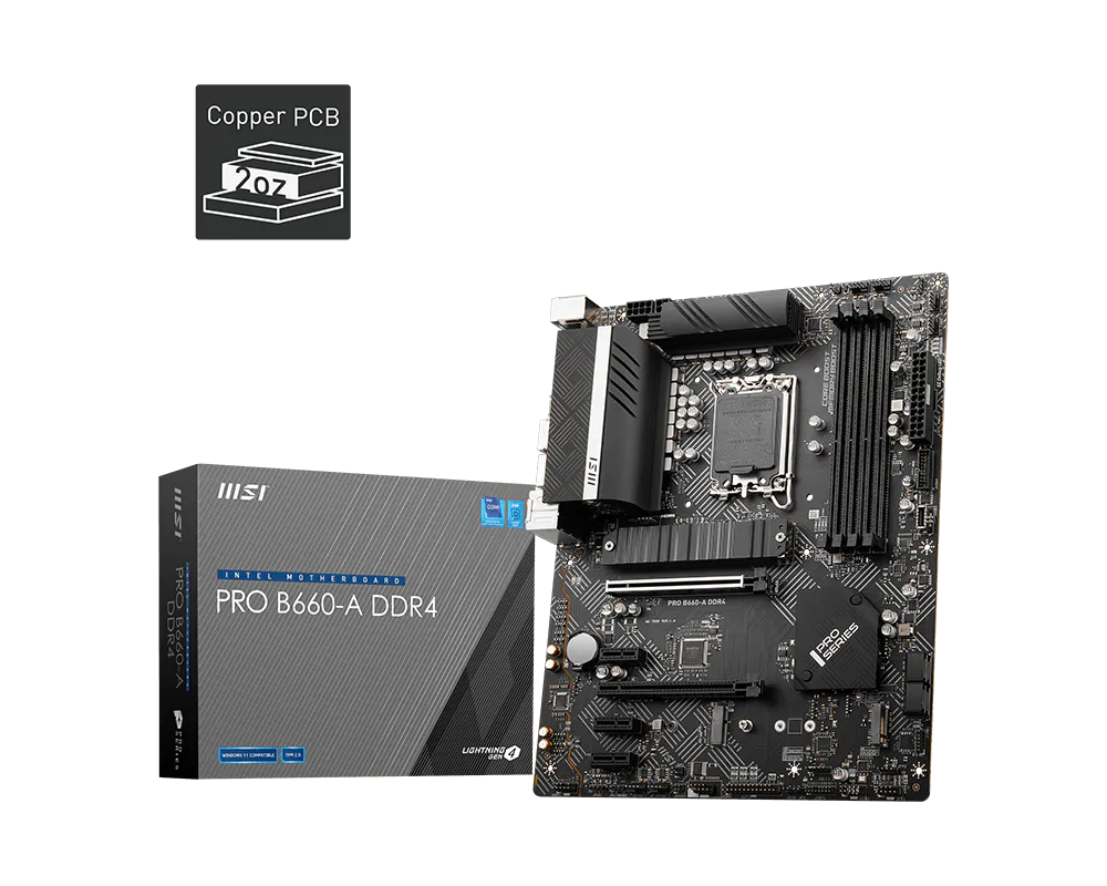 MSI PRO B660-A DDR4